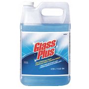 Glass Plus Liquid Glass Cleaner, 1 gal., Blue, Unscented, Jug, 4 PK 94379