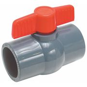 Zoro Select 1" Socket PVC Ball Valve Inline 32H950