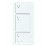 Lutron Wireless Remote Control, 3 Buttons, White PJ2-3B-GWH-L01