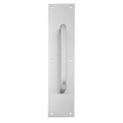 Ives Door Pull Plate, Stainless Steel, 16"L x 6"W, 1.5" Proj. 8302-8 US32D 6X16