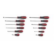 Gearwrench 12 Pc. Phillips®/Slotted Dual Material Screwdriver Set 80051