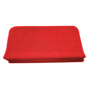 Tough Guy Microfiber Cloth Wipe 16" x 16", Red, 12PK 32UV13