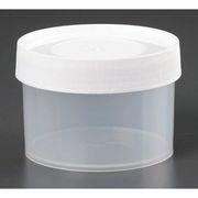 Lab Safety Supply Jars w/Cap, 500mL, PP, PK6 32V498