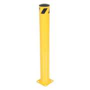 Vestil Steel Pipe Safety Bollard - Yellow BOL-48-5.5