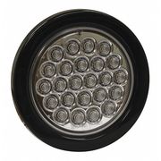 Buyers Products 4 Inch Clear Round Backup Light Kit With 24 LEDs (PL-2 Connection, Includes Grommet and Plug) 5624324