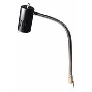 Lumapro Task Light, LED, 6.5W, BLK, 18in, Gooseneck 33HP79