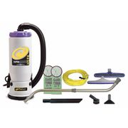 Proteam Super CoachVac 10 qt. Backpack Vacuum w/ Xover Multi-Surface Telescoping Wand Tool Kit 107119