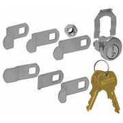 Salsbury Industries Universal Lock, Pedestal Mailbox, 3 Keys 1195