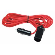 Roadpro Extension Cord, Auto Travel, 12V, 12 ft. RP-203EC