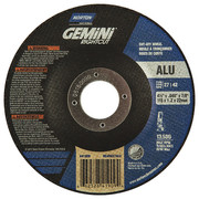 Norton Abrasives Depressed Center Wheels, Type 27, 4 1/2 in Dia, 0.045 in Thick, 7/8 in Arbor Hole Size 66252841909