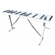 Zoro Select Conveyor Table, Roller Spacing 8 In. 33VE05