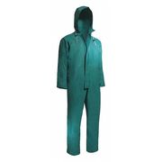 Onguard Coverall, 3XL, Green, Heavy Duty PVC 7102000