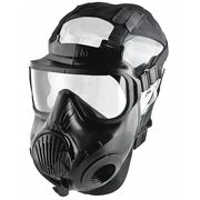Avon Protection Mask, Twin Port, PU Lens, Rubber Facepc, M 70501-188