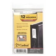 Cardinal Self-Adhesive Label Holder, 1.75"x3, PK12 21820