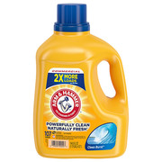 Arm & Hammer Laundry Detergent, Liquid, Clean Burst, Blue, 4 PK 33200-50022