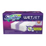 Swiffer 11.3 in x 5.4 in Refill WetJet Pad, White, Cotton, PK24 08443