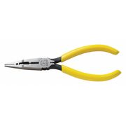Klein Tools Pliers, Connector Crimping Needle Nose, 7-Inch VDV026-049