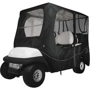 Classic Accessories Golf Cart Enclosure, Long Roof, 4 Person, Black 40-055-340401-00
