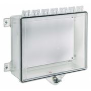 Safety Technology International Surface Mount Clear Poly Protective Cabinet, with Lock, 8-7/8" H, 3-5/8" D STI-7521