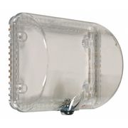 Safety Technology International Surface Mount Clear Poly Thermostat Cover, Small With Key Lock 4-5/8" H X 3" D STI-9105