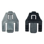 Msa Safety Slot Adaptors, For Use With Mfr. No. 10115730, 10121266, 10115821, and 10121267 Black, 2 PR 10117496