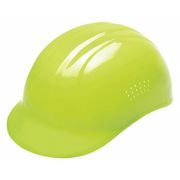Erb Safety Vented Bump Cap, Front Brim, 4-Point Pinlock Suspension, Fits Hat Size 6 1/2 to 7 3/4, Lime 67