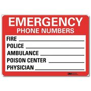 Lyle Safety Decal, 5 in Height, 7 in Width, Reflective Sheeting, Horizontal Rectangle, English U7-1114-RD_7X5