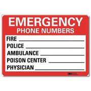 Lyle Safety Decal, 10 in Height, 14 in Width, Reflective Sheeting, Horizontal Rectangle, English U7-1114-RD_14X10