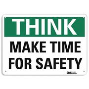 Lyle Safety Sign, 10 in H, 14 in W, Plastic, English, U7-1303-NP_14X10 U7-1303-NP_14X10