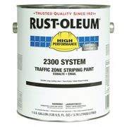 Rust-Oleum Traffic Zone Striping Paint, 1 gal., Traffic Red, Water -Based 283868