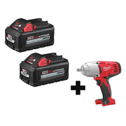 Milwaukee Tool Impact Wrench, 18V, Battery Included 48-11-1862, 2663-20