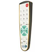 Clean Remote Spillproof TV Remote Control CR3BCB