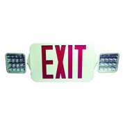 Fulham Firehorse Exit Sign Combo, 8-5/32inHx19-1/4inW, NiCd FHEC33WR