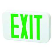 Fulham Firehorse Exit Sign, LED, Green Letter7-1/4 in. H FHEX20WGEM