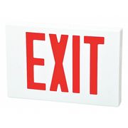 Fulham Firehorse Exit Sign, LED, Red Letter, 8-1/4 in. H FHEX21WRAC