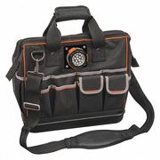 Klein Tools Bag/Tote, Tool Bag, Black, Ballistic Nylon, 31 Pockets 55431