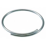 Lucky Line Key Ring, Split Ring Type, 1 in Ring Size, Silver, 1000 PK 7591000