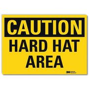 Lyle Safety Sign, Hard Hat Area, 5in.H U4-1357-RD_7X5