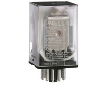 Schneider Electric General Purpose Relay, 120V AC Coil Volts, Octal, 11 Pin, 3PDT 750XCXRC-120A