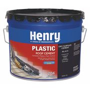 Henry Plastic Roof Cement, 3.5 gal, Pail, Black HE204061