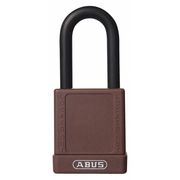 Abus Lockout Padlock, KD, Brown, 1-3/4"H 74/40 KD BROWN