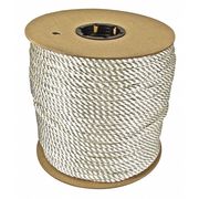 Zoro Select Rope, Nylon, 1/2in Dia, 600 ft. 430160-WHT-00600-05127