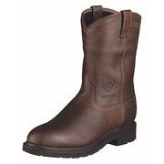 Ariat Work Boots, Plain, Mens, 7, EE, Dark Brown, PR 10002385