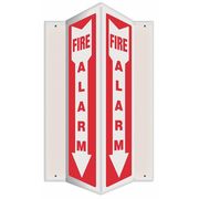 Accuform Fire Alarm Sign, 18X7-1/2" PSP328
