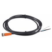 Ifm Cordset, 4 Pin, Receptacle, Female EVC150