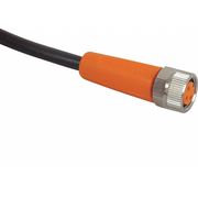 Ifm Cordset, 4 Pin, Receptacle, Female EVC151