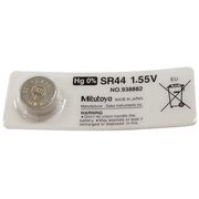 Mitutoyo SR44 Button Cell Battery, 1.55 V 938882