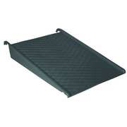 Eagle Mfg Spill Containment Ramp, w/o Drain, PE, Blk 1689B