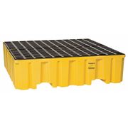 Eagle Mfg Drum Spill Containment Pallet, 132 gal Spill Capacity, 4 Drum, 8000 lb., Polyethylene 1640ND