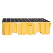 Eagle Mfg Drum Spill Containment Pallet, 66 gal Spill Capacity, 2 Drum, 4000 lb., Polyethylene 1620ND